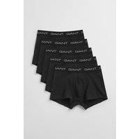 GANT Men's 5 Pack Trunks, Black