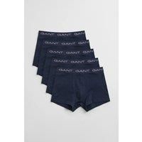 GANT Men/'s Trunk 5-Pack Underwear, Navy, One Size (Pack of 5)