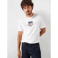 GANT REG Archive Shield T-Shirt, White, X-Large