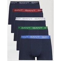 GANT Mens Trunk 5-Pack - 410 Marine