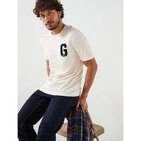 Gant Regular Fit G Badge T-Shirt - Beige