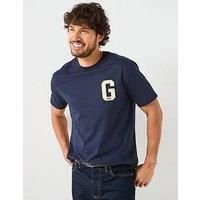 Gant Regular Fit G Badge T-Shirt - Navy