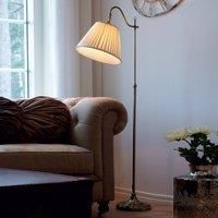 Marksljd Charleston antique floor lamp, antique brass