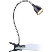 Marksljd Tulip LED clip-on light, black