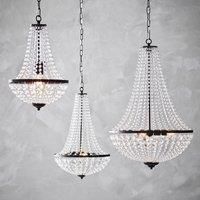 Marksljd Grns chandelier, black, IP20, 30 cm