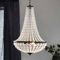 Marksljd Grns chandelier, black, IP20, 40 cm