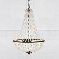 Marksljd Grns chandelier, black, IP20, 50 cm