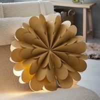 Marksljd Maravilla hanging star, gold 60 cm