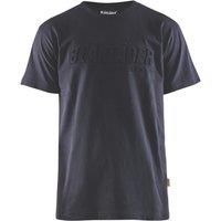 Blaklader 3D-logo dark navy men's cotton short-sleeve T-shirt #3531