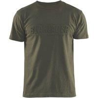 Blaklader 3D-logo forest night men's cotton short-sleeve T-shirt #3531