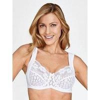 Miss Mary Of Sweden Miss Mary Underwired Padded Jacquard & Lace Bra