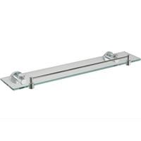 Miller Bond Glass Shelf, Chrome