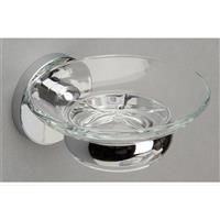 Miller Lily Soap Dish & Holder, Chrome
