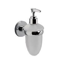 Miller Lily Lotion Bottle, Chrome