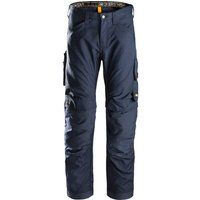 Snickers 63019595058 Size 58"AllroundWork" Work Trousers - Navy Blue