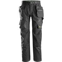 Snickers 6923 Mens Flexiwork Floorlayers Work Holster Pocket Trousers Grey 36" 32"