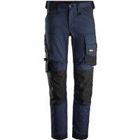 Snickers 6341 Allround Work Stretch Slim Fit Trousers Navy / Black 39" 28"
