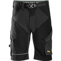 Snickers 6914 Mens FlexiWork Comfort Shorts Black 38"