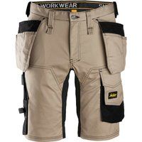 Snickers 6141 Khaki/Black (2004) Allroundwork Stretch Slim Shorts