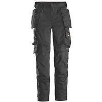 Snickers AW Womens Stretch Trousers Black Size 20 31" L (549RX)