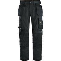 Snickers 6251040405438RB Stretch Loose Fit Trousers 38R Black 054