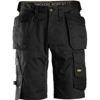 Snickers 6151 Mens Allround Work Stretch Loose Fit Holster Pockets Shorts Black 47"