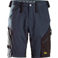 Snickers 6112 Mens Litework 37.5 Work Shorts Navy / Black 50"