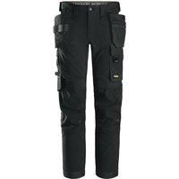 Snickers 6275 Shell Stretch Trousers Black 39" W 32" L (670TV)