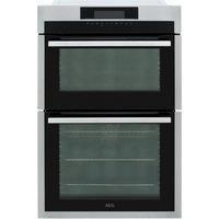 AEG SurroundCook DCE731110M Electric Double Oven, Black & Silver