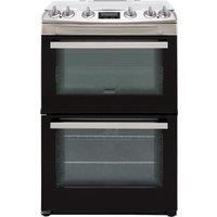 Zanussi ZCK66350XA 60cm Double Oven Dual Fuel Cooker With Lid - Stainless Steel