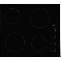 AEG HK614000CB 60cm Side Control Four Zone Ceramic Hob C