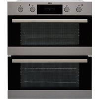 AEG DUB331110M Multifunction Electric Built Under Double Oven - Stainless Steel