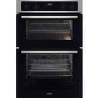 Zanussi Series 20 Multifunction Builtin Double Oven With Catalytic Cleaning  Stainless Steel