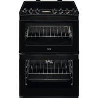 AEG 60cm Double Oven Induction Electric Cooker  Black