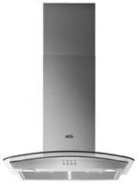 AEG DTB3653M 60cm Cooker Hood With Curved Glass Canopy  Stainless Steel