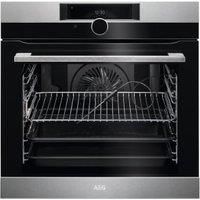 AEG BPK948330M Single Oven Built In Electric Pyrolytic Stainless Steel GRADE A