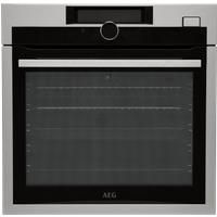 AEG 7000 SteamCrisp Electric Builtin Single Oven with Command Wheel Control  Stainless Steel
