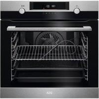 AEG BPK556260M Single Oven Electric Pyrolytic in Stainless Steel GRADE A