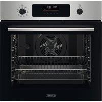 Zanussi ZOPNX6XN Built In 59cm A+ Electric Single Oven Stainless Steel / Black