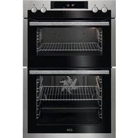 AEG DCS531160M Built-In Electric Double Oven - Stainless Steel
