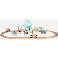 Jabadabado Wooden Go On Safari Train Track & Animals