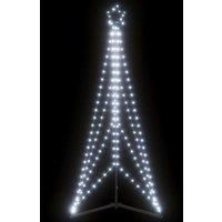 Berkfield Home Christmas Tree Light 363 LEDs Cold White 182 cm