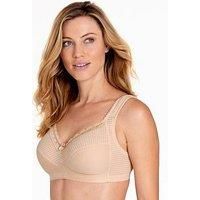 Miss Mary of Sweden Diamond Women's Full Cup Supportive Non-Wired Bra Beige