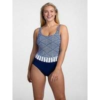 Miss Mary of Sweden Azur Non-Wired Swimsuit Navy Blue
