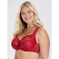 Miss Mary of Sweden Jacquard & Lace Womens Underwired Bra with Side Support