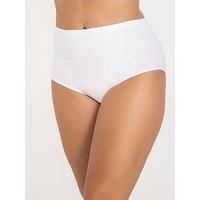 Miss Mary Of Sweden Cotton Maxi Panty - White