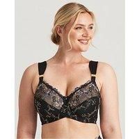 Miss Mary Of Sweden Embroidered Dreams Bra - Black