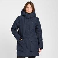 Didriksons Women’s Ada Parka, Women/'s Waterproof and Windproof Jacket, Women/'s Hiking & Outdoor Recreation Clothing (UK, Numeric, 8, Regular, Regular, Navy)