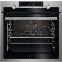 AEG Series 6000 Steambake BPS356061M Electric Pyrolytic Oven £ Stainless Steel, Stainless Steel