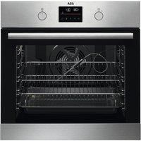 AEG Series 6000 Steambake BPS356061M Electric Pyrolytic Oven £ Stainless Steel, Stainless Steel